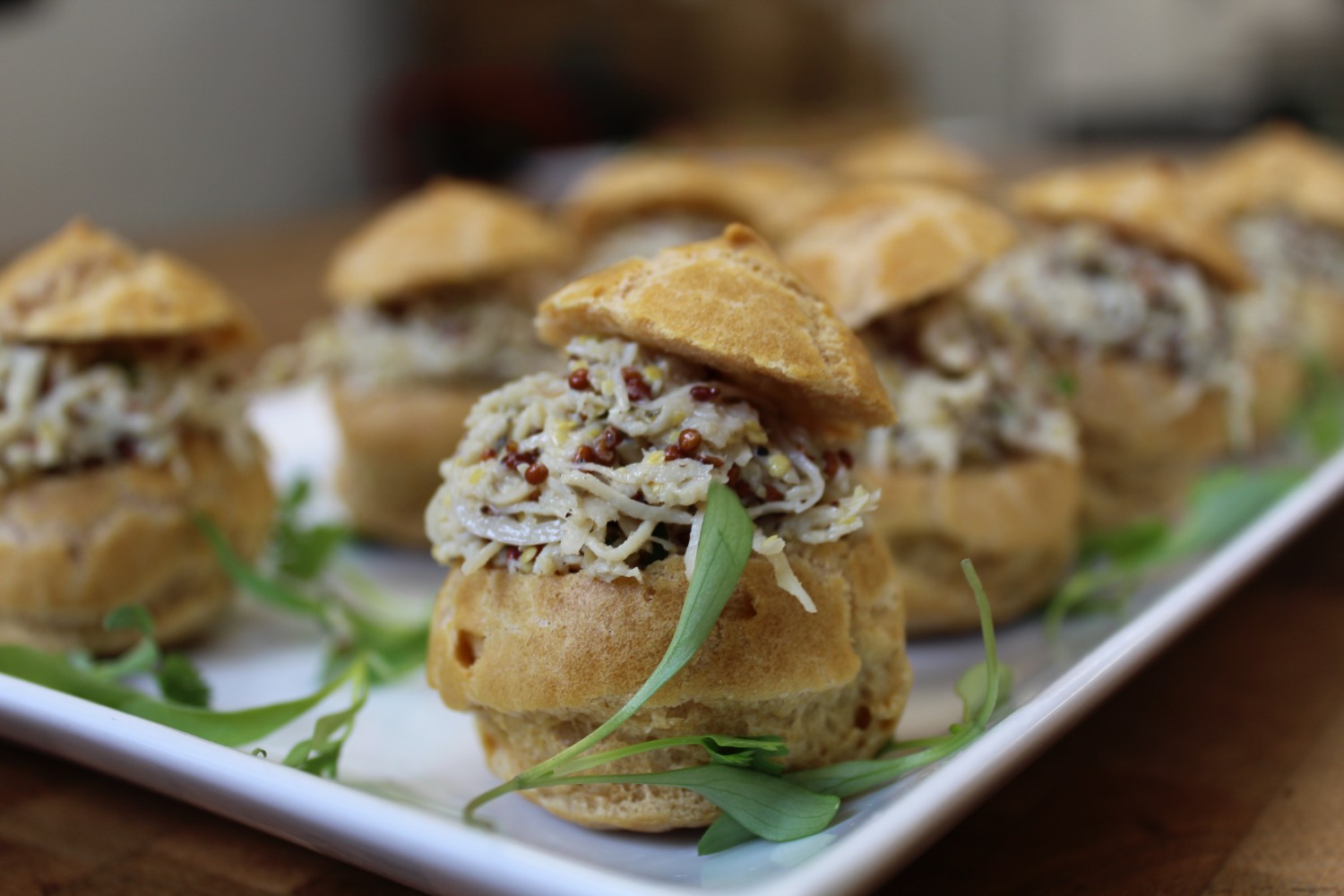 petit-chou-rillettes-de-dinde-compotee-de-pomme-caramelisee